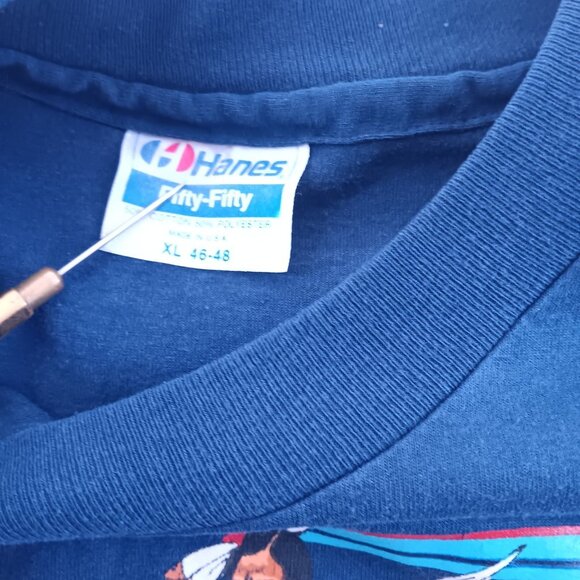 Single Stitch T-Shirt XL Vintage 90s Southwestern Chief Horse True Vtg Hanes USA - Picture 2 of 12